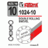 Набір вертлюгів подвійних для рибалки FANATIK 1024-6 (5 шт) - 12 шт, 1024-10 (5 шт) - 6 шт