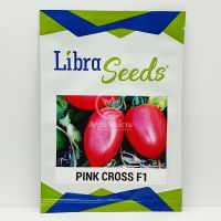 Томат Пінк Крос F1 / Pink Cross F1 1000 насінин, детермінантний рожевий, тип сливка (Libra Seeds)