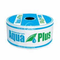 Капельная лента Aqua Plus / Аква Плюс 1000 м, 20 см, 8 mil, 1 л/ч, с мягким щелевидным эмиттером (Aqua Plus)