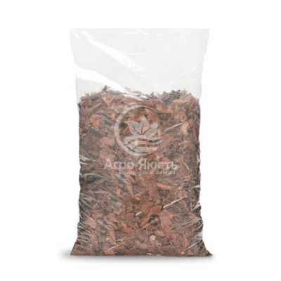 Кора соснова середня фракція 50 л, прозора упаковка (Україна)
