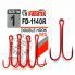 Набор двойны[ крючков FANATIK DOUBLE HOOK RED FD-1140R №1 (4 шт)-14шт, №2 (4 шт)-15шт, №4 (4 шт)-16 шт, №6 (4 шт)-8шт, №2/0 (3 шт)-10шт, №3/0 (3 шт)-2шт