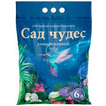 Субстрат торф’яний Сад Чудес універсальний 6 л, на основі біогумусу (Восор)