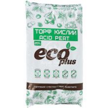 Субстрат ECO PLUS торф кислий 50 л