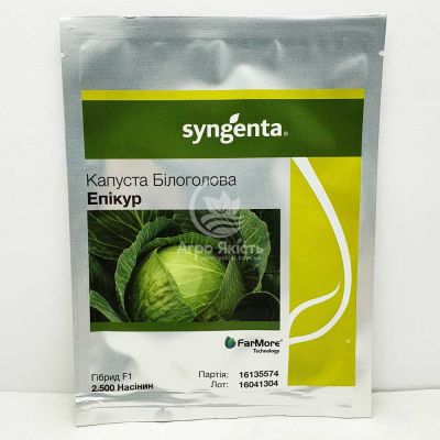 Капуста білоголова Епікур F1 / Epikur F1 2500 насінин (Syngenta)