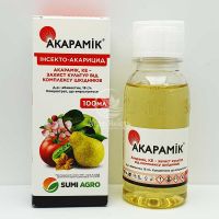 Акарамик 100 мл, инсектицид от комплекса сосущих вредителей, растительноядных клещей и трипсов (Summit Agro)